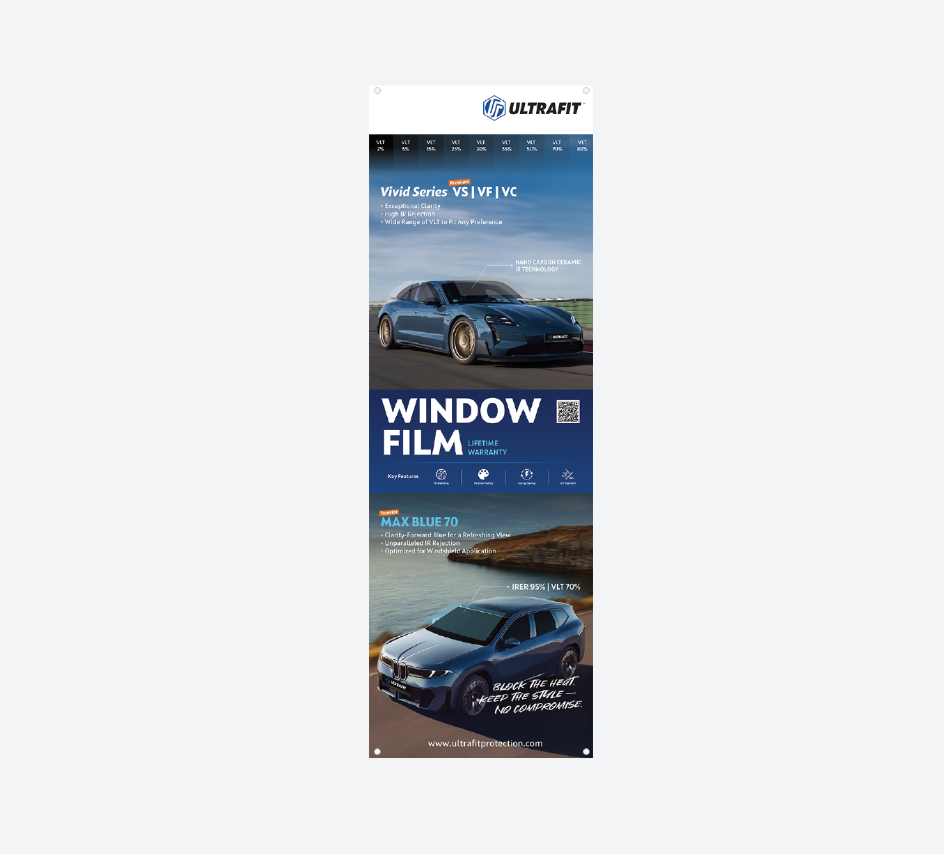 Window Film X-Banner